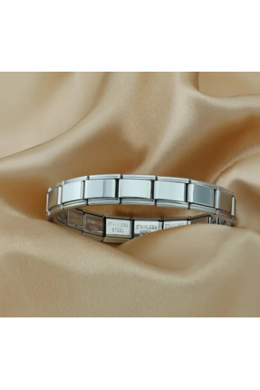 Çelik Charm Bileklik İtalyan Gümüş Image 0