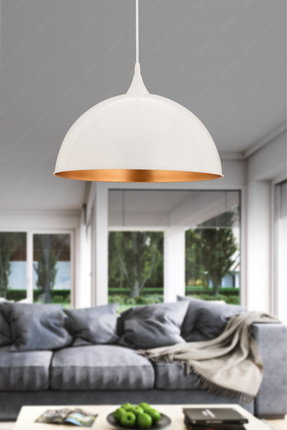 Nudo Beyaz 30 cm Modern Avize Sarkıt Salon Mutfak Kuaför Cafe Lamba Dekoratif Aydınlatma Image 0