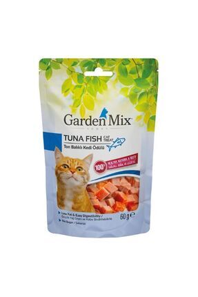 Garden Mix Ton Balıklı Düşük Yağlı Şekersiz Kedi Ödül Maması 60 Gr Image 0