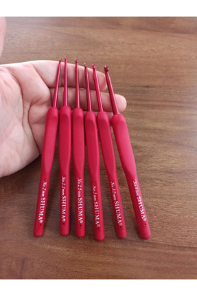 Kırmızı Yumşak Saplı Silikon Tığ 1 Adet Image 0