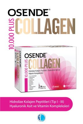 10.000 Plus Collagen Hidrolize Kolajen Peptitleri Hyaluronik Asit Vitamin Kompleks 30 Günlük Tüp Image 0