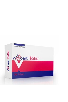 Folik Asit 3 Lü Paket Novoart Folik 400 Mcg 90 Tablet Image 0