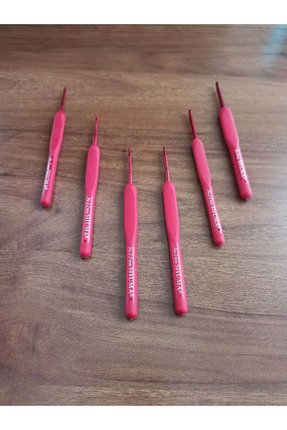 Kırmızı Yumşak Saplı Silikon Tığ 1 Adet Image 1