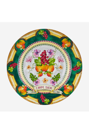 Carpe Diem Yeşil Melamin Yemek Tabağı 28 Cm Image 0