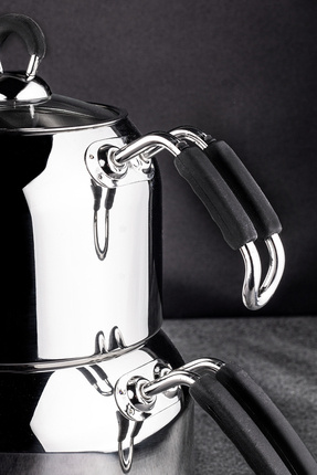 Mango Kitchen - Mini Boy 18/10 Paslanmaz Çelik 0,8-1.75 Lt. Çaydanlık Takımı Image 2