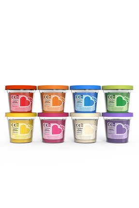 Doğal Oyun Hamuru - Mini-Cup- 8'li Set (8x65gr) Image 0