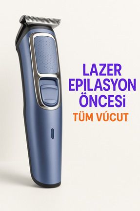 Lazer Epilasyon Öncesi Tüy Kısaltma Makinesi Sakal Ve Ense Kesme Çizim Kişisel Bakım Aleti Image 0
