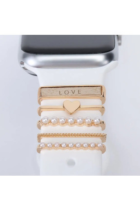 Apple Watch Uyumlu Akıllı Saat Kordon Süsü Charm Kayış Aksesuarı Universal Tüm Seri Uyumlu Image 0