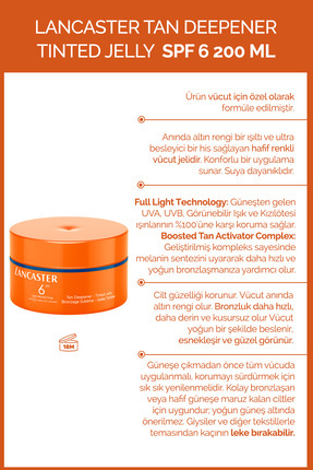 Tan Deepener Tinted Jelly Spf6 200 ml Image 0