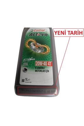 ACTEVO 4T 20W-40 MOTOR YAĞI 1LT. Image 0