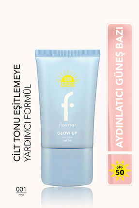 Sun Lovers Glow Up Nemlendirici Etkili & Işıltılı Bitişli Güneş Koruyucu Baz Spf50- 001 Şeffaf Image 0
