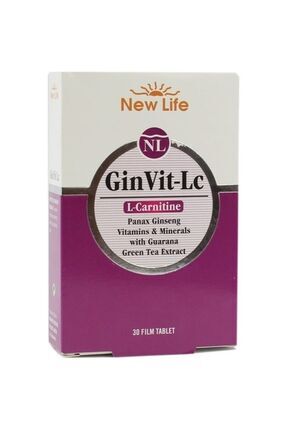 Ginvit-lc L- Carnitine 30 Film Tablet 7640128140993 Image 0