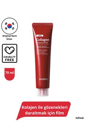 Kolajen Soyulan Cam Cilt Maske Red Lacto Collagen Wrapping Mask 70ml Image 0