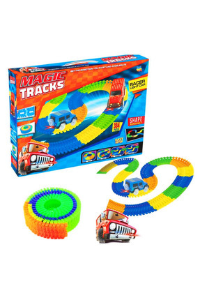 Kayyum Oyuncak MAGİC TRACKS IŞIKLI ARABALAR RAY UZUNLUĞU 480 CM 384 PARÇA 3+ Image 0