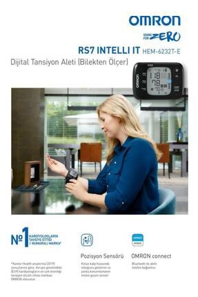 RS7 İNTELLİ IT HEM-6232T-E BİLEK TİPİ DİJİTAL TANSİYON ALETİ Image 0