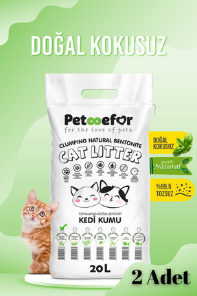 20 LT Natural Kedi Kumu X2 Adet Image 0