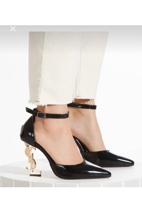 Kırmızı Taban Gold Topuk Stiletto Image 0