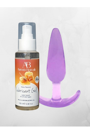 AŞKINDEPOSU Aurora Boreale Anal A+ Ballı Kayganlaştırıcı Jel 100ml Silikon Plug 2 li Paket Image 0