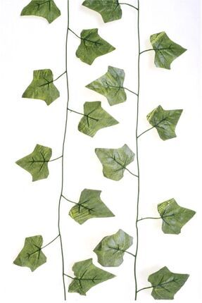 Ogwanto Metal Profil Çıtaları Dekorasyon Yapma Çıta Sarma Yeşil Yapraklı Yapay Sarmaşık 230 Cm. – Ç Image 3