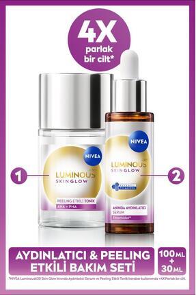 Luminous630 Skin Glow Anında Aydınlatıcı Serum 30ml ve Peeling Etkili Tonik 100ml, Eşit Cilt Tonu Image 0