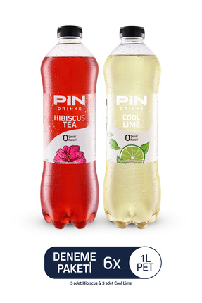 Hibiskus Çayı & Cool Lime Deneme Paketi - Şekersiz & Kalorisiz 6 Adet X 1 Litre Ice Tea Image 0