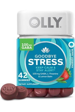 Goodbye Stress GABA, L-Theanine, Lemon Balm 42 Gummies Image 0
