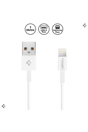 Essential Lightning to USB-A (1 Metre) Şarj/Data Kablosu MFI Lisanslı C10LS White - SGP11575 Image 0