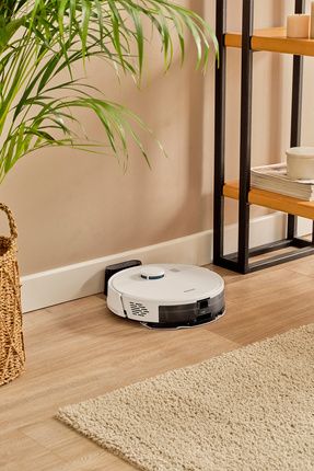 Alex Laser 1291h Moplu Ve Haritalamalı Akıllı 5 Kpa Robot Süpürge Beyaz Image 0