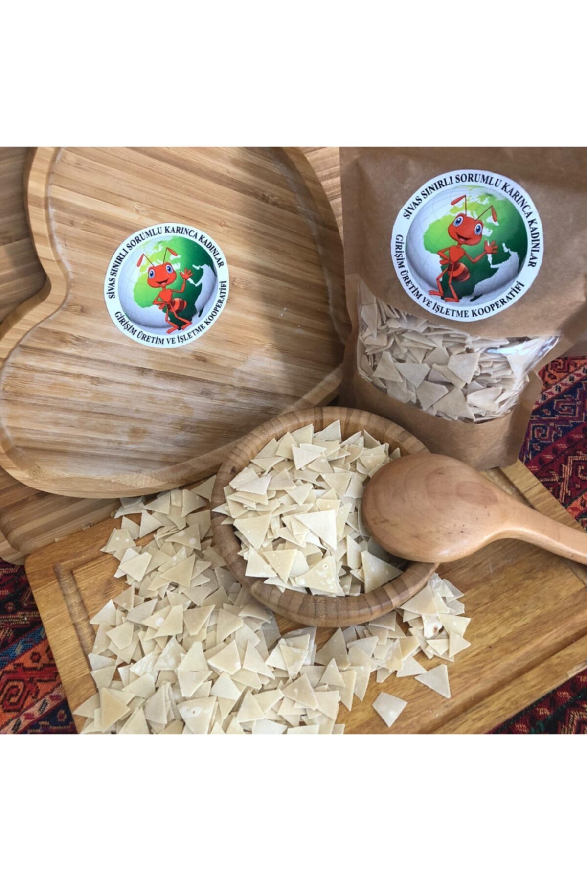 Sivas Karınca Kadınlar Kooperatifi El Yapımı Üçgen Mantı 500 gr