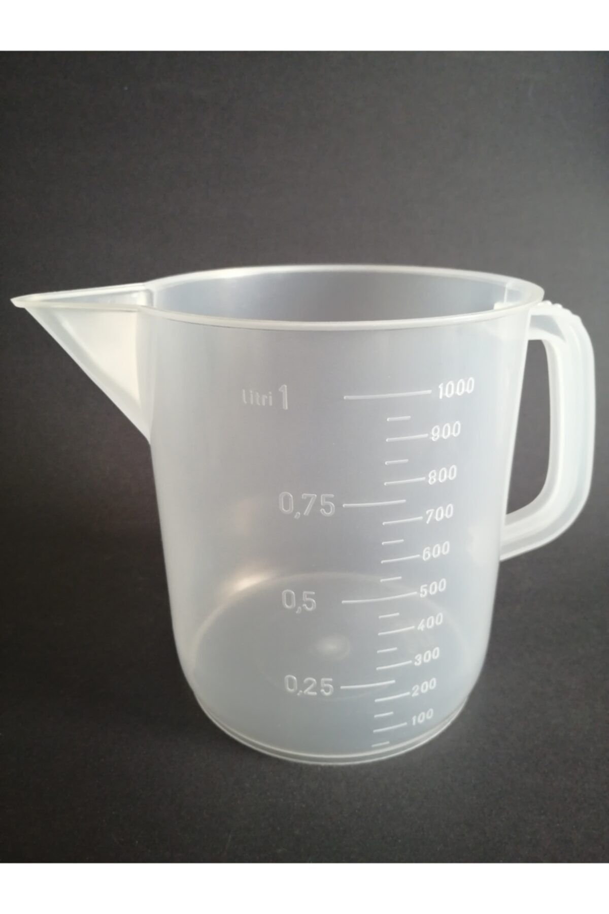 Kartell Plastik Kulplu Beher 1000 ml