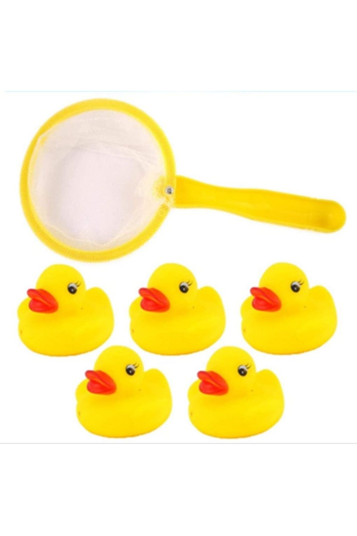 PopŞeker Banyo Oyuncağı 4 Mini Ördek Ve Aksesuarı Vinil Banyo Oyuncağı