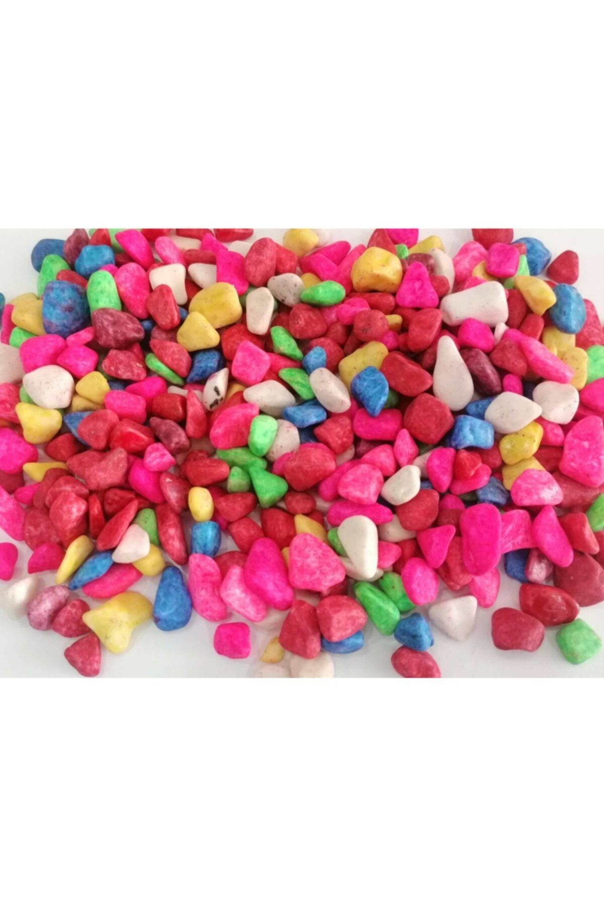 Yavuz Renkli Çakıl Taşı Iri Taneli 1000 Gr(1-1,5 CM)