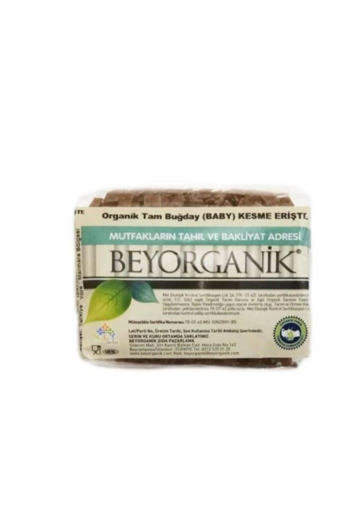 BEYORGANİK Tam Buğday Kesme Erişte Bebek 250gr