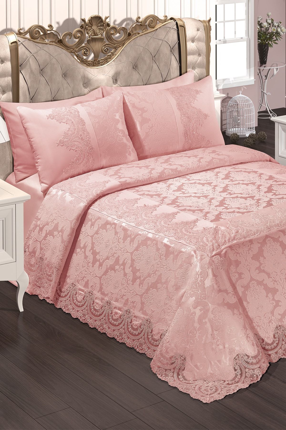 Evlen Home Lara Pike Takımı Pudra (6 Parça)