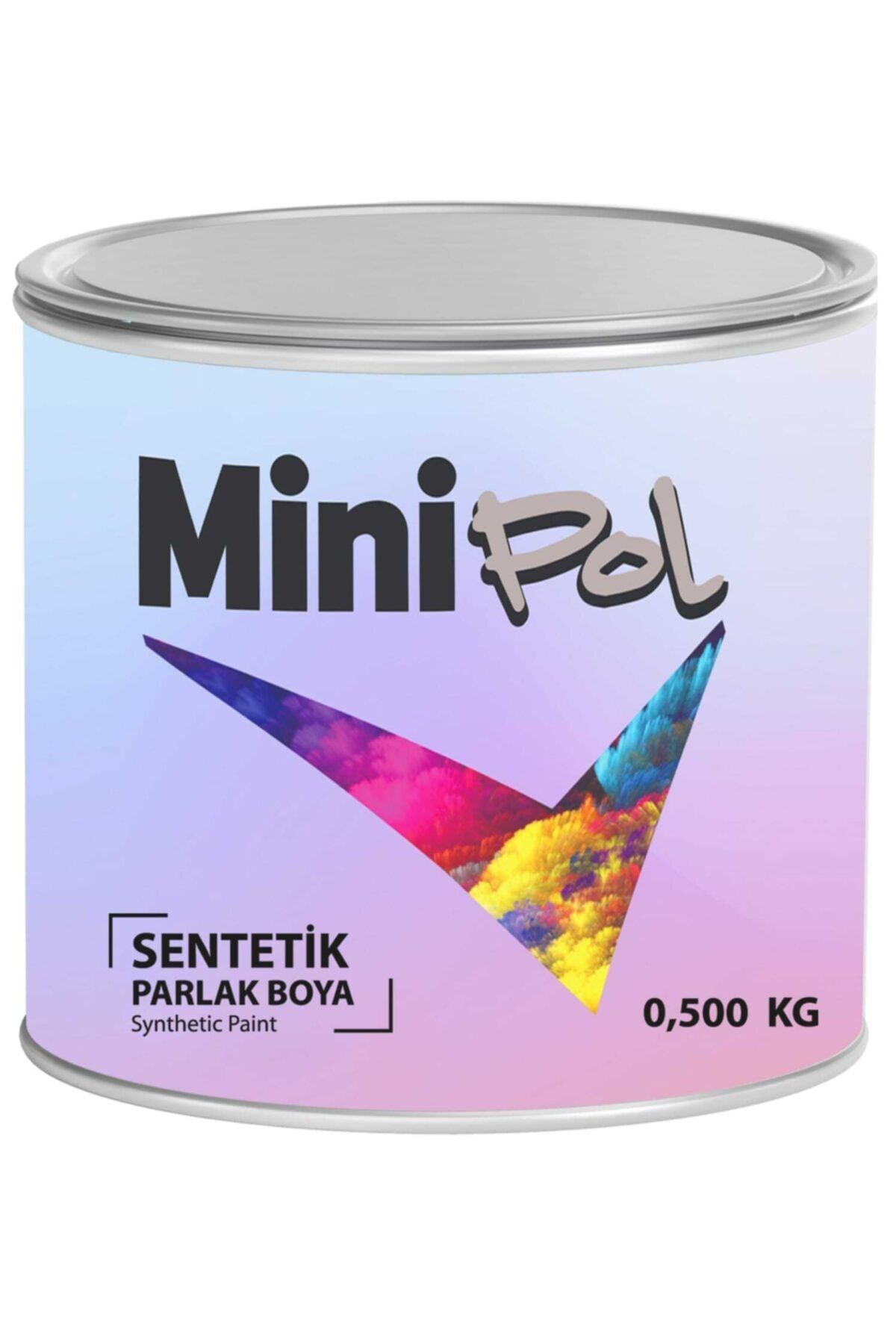 Minipol Parlak Sentetik Yağlı Ahşap Metal Duvar Boyası Fildişi 0.500 kg
