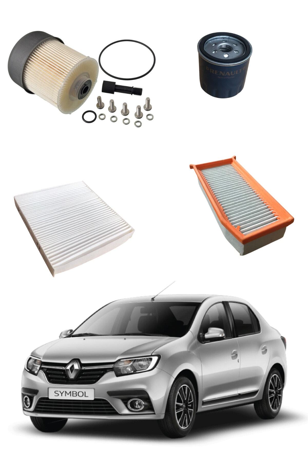 NKS FİLTRE Renault Clıo Symbol 1.5 Dci Euro 5 Dizel Bakım Ve Filtre Seti