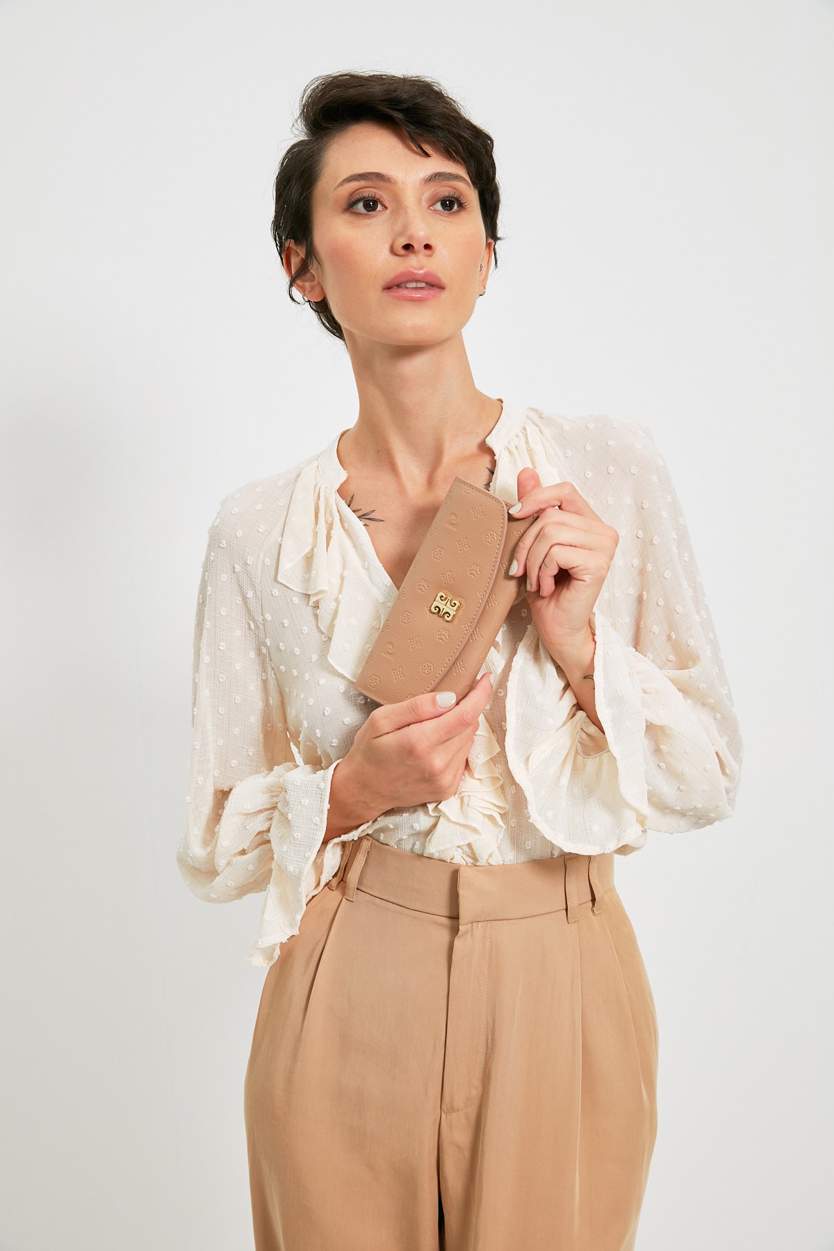 Pierre Cardin Toprak Kadın Cüzdan 06PO21Y1310