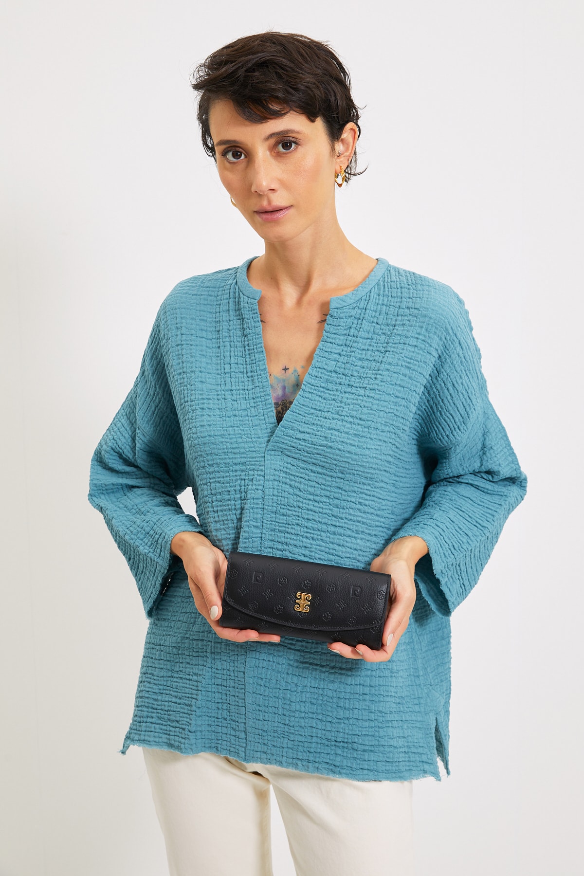 Pierre Cardin Siyah Kadın Cüzdan 06PO21Y1310