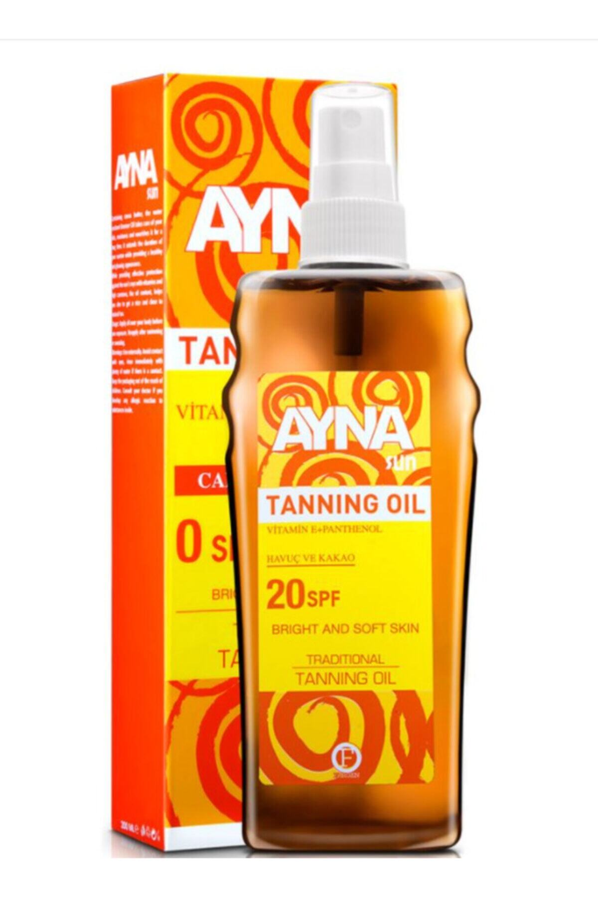 Ayna Sun Geleneksel Bronzlaştırıcı Yağ Havuç Ve Kakao 200 Ml