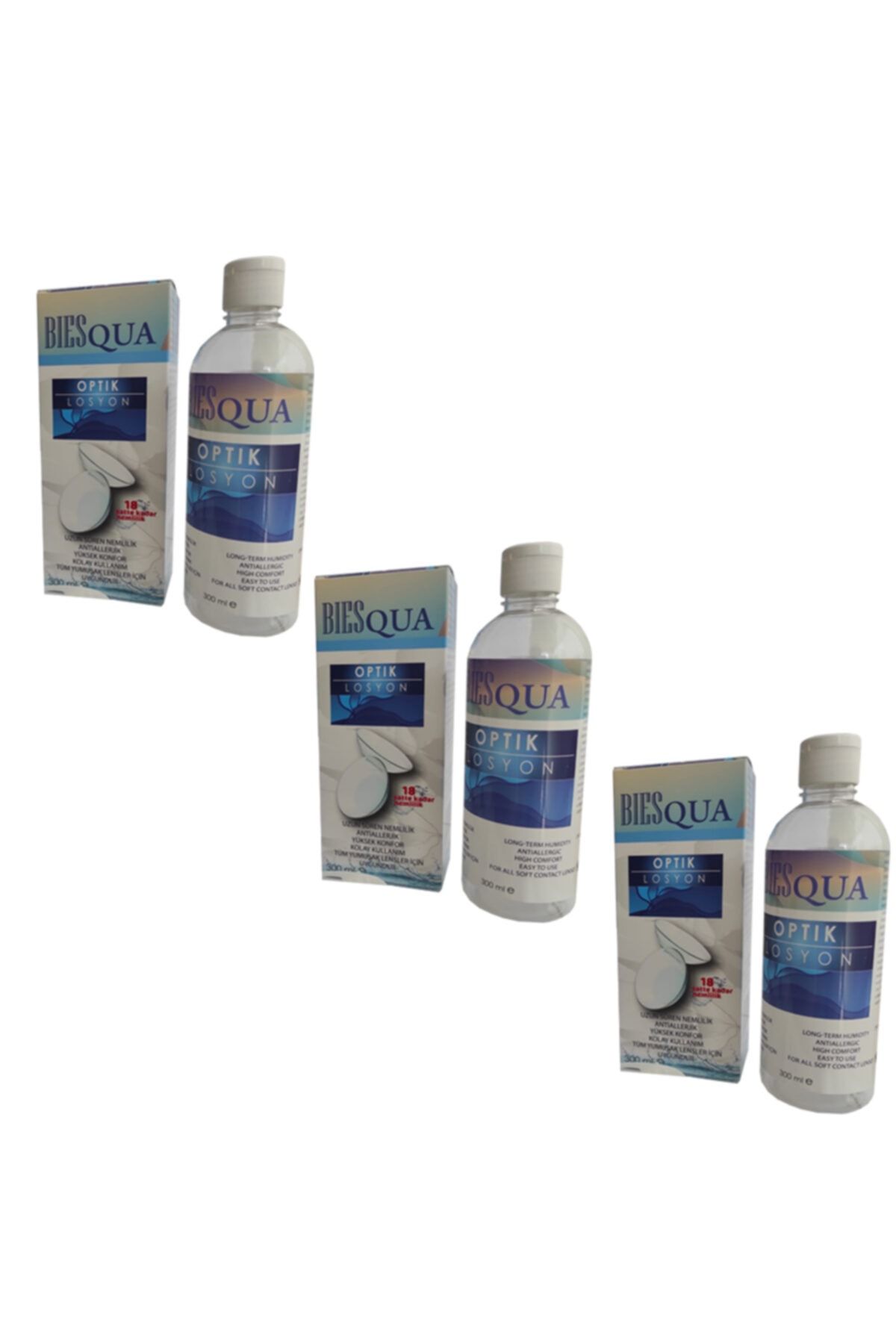 biesqua Lens Solüsyonu 300 ml 3'lü Paket