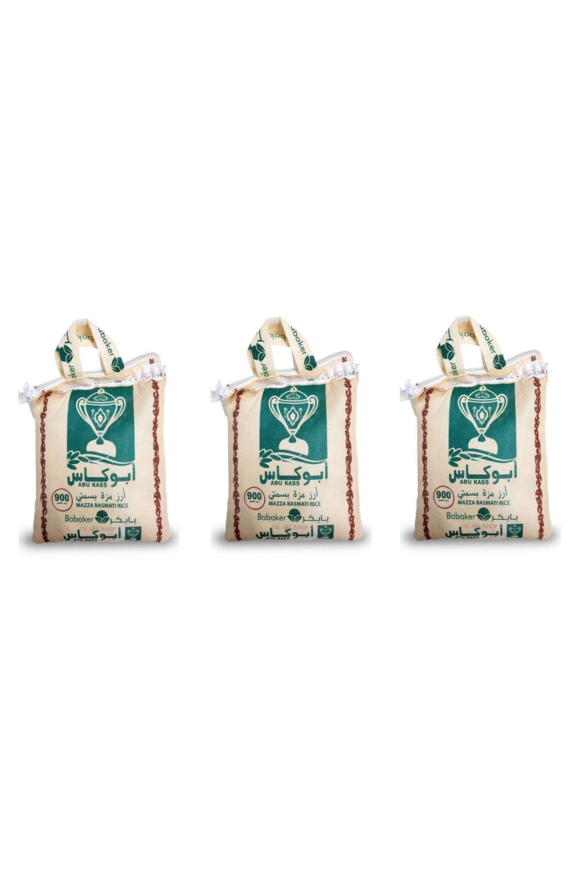 ABU KASS Basmatı Rıce- Basmati Pirinç 900g X 3