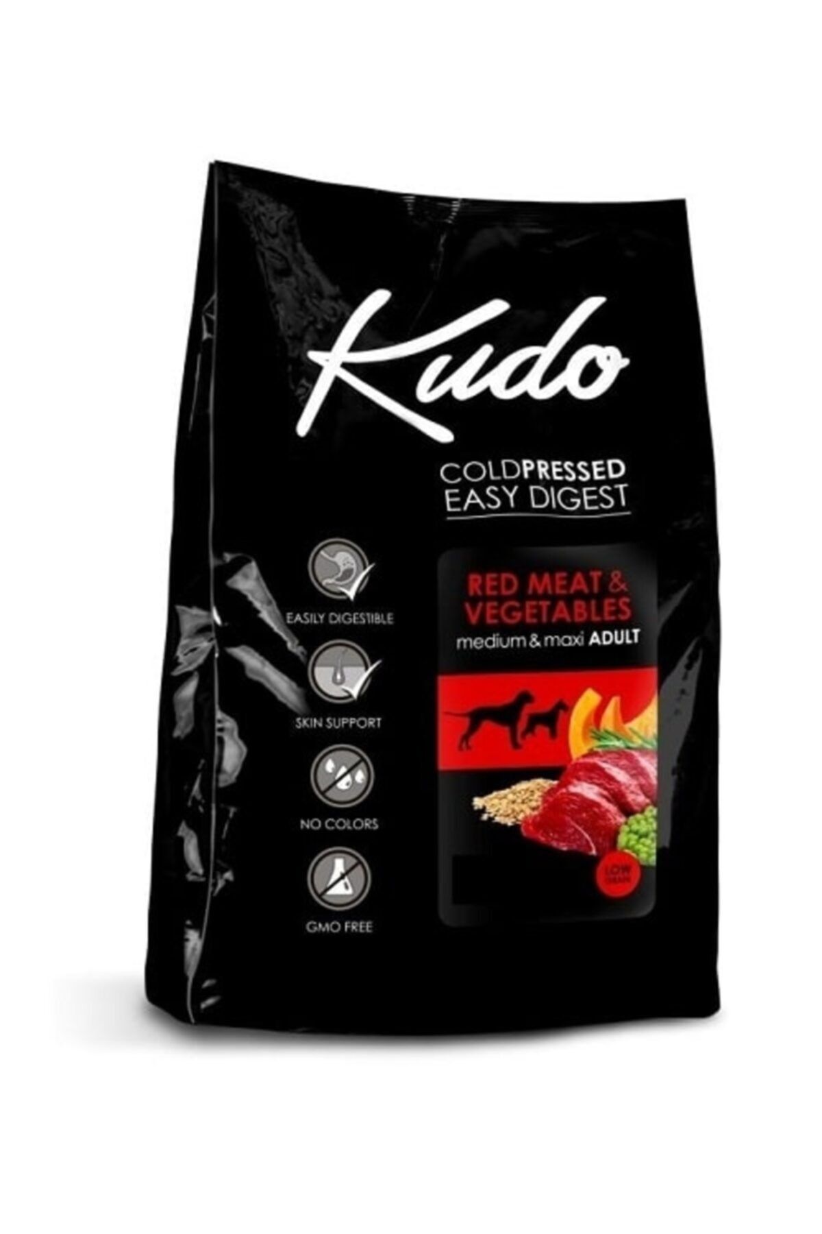 Kudo Düşük Tahıl Orta / Büyük Irk Yetişkin 3 Kg + Ölçek Kabı Hediyeli