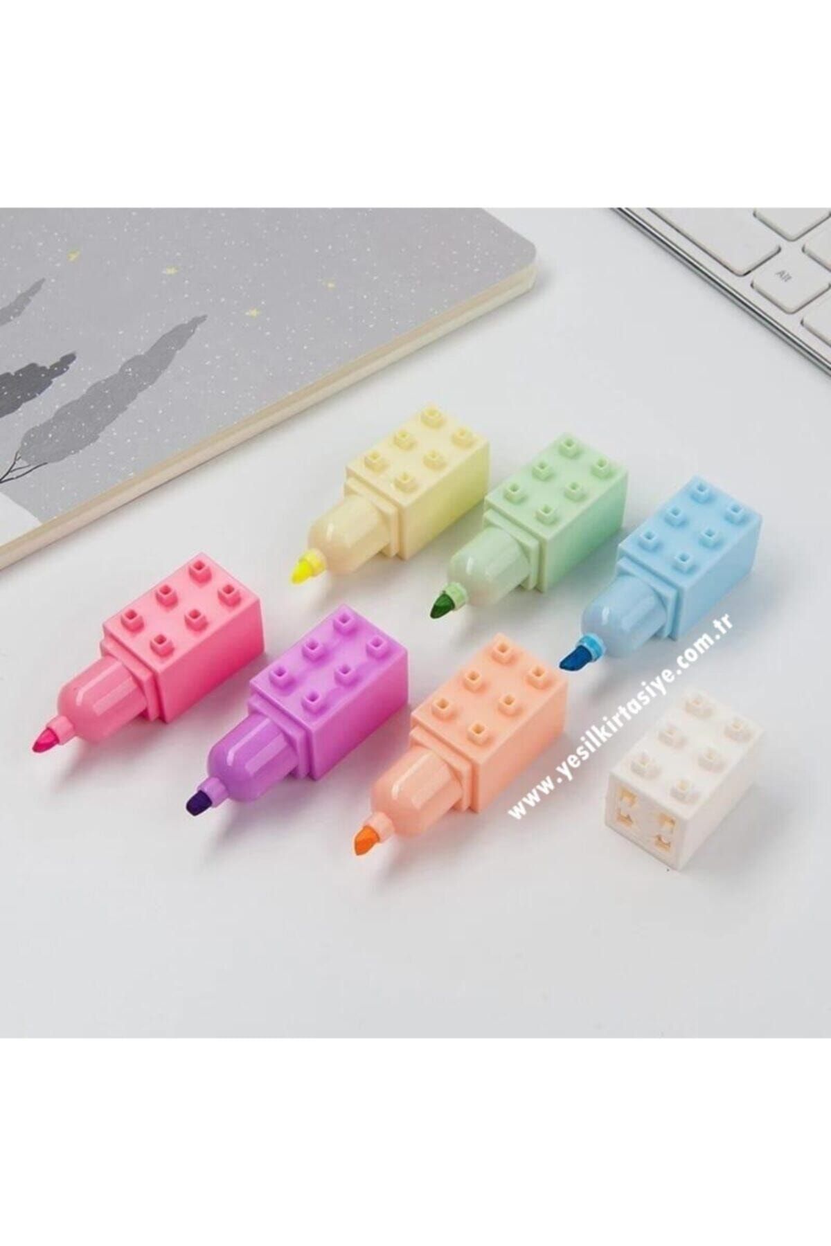 YEŞİL KIRTASİYE Lego 6lı Mini Fosforlu Kalem Seti