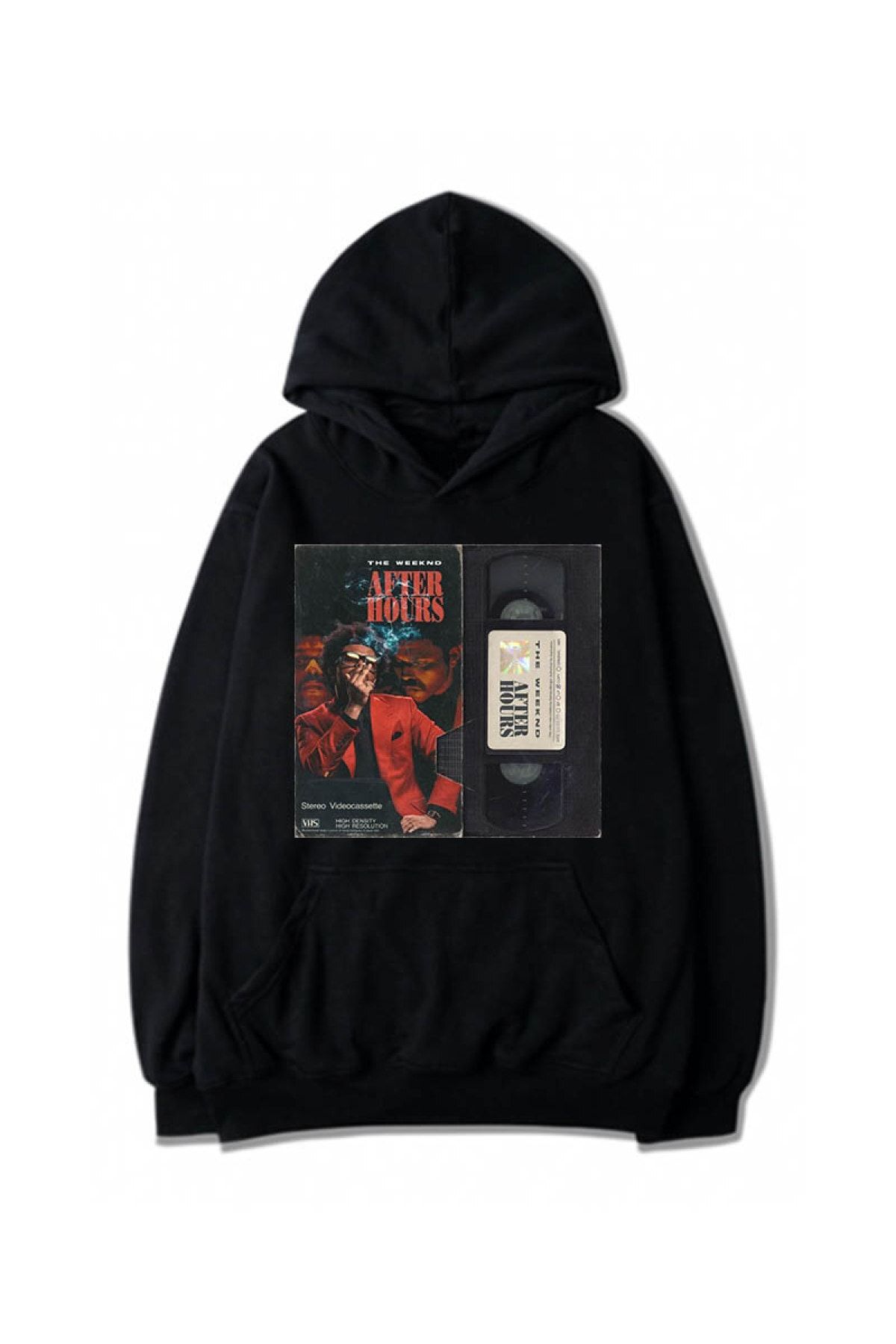 Urbanstadt The Weeknd After Hours Tape Siyah Sweatshirt Hoodie