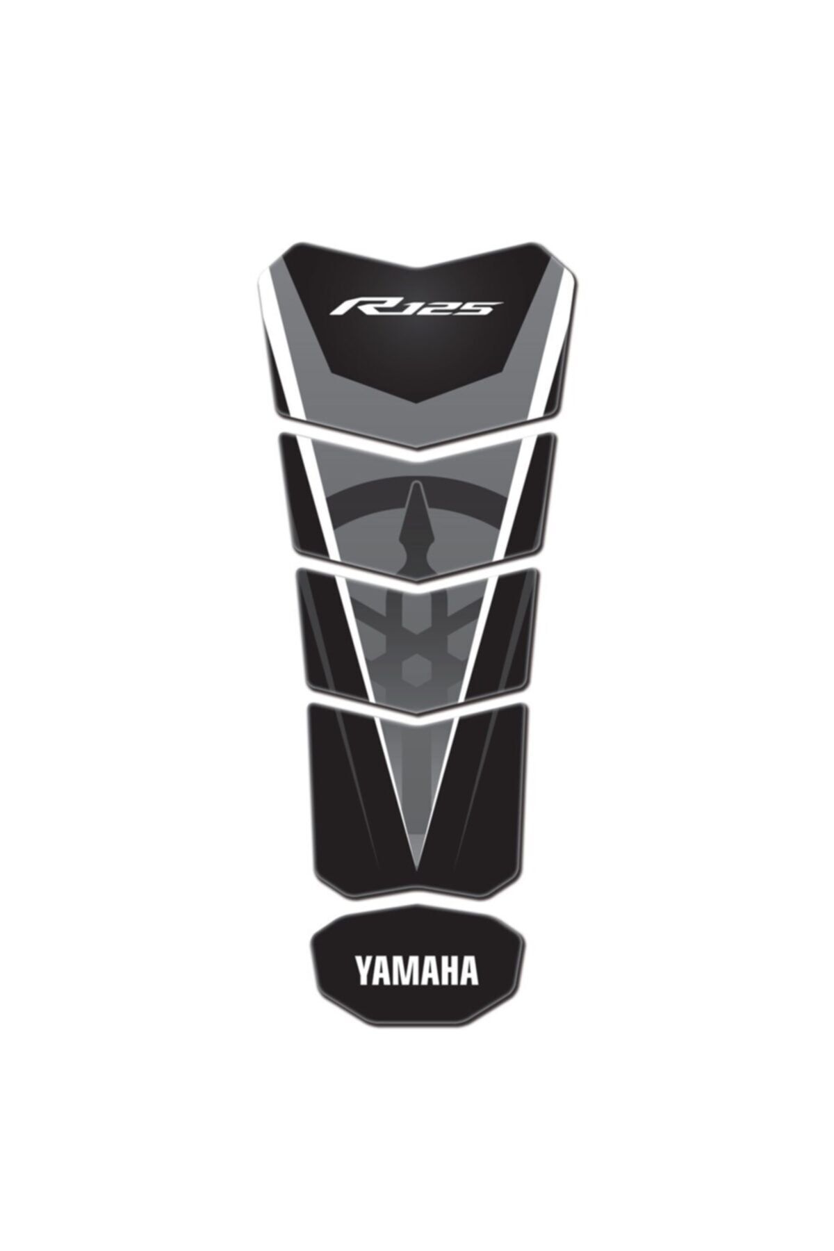 Redline Grafik Tank Pad Yamaha Yzf R125 Siyah Gri