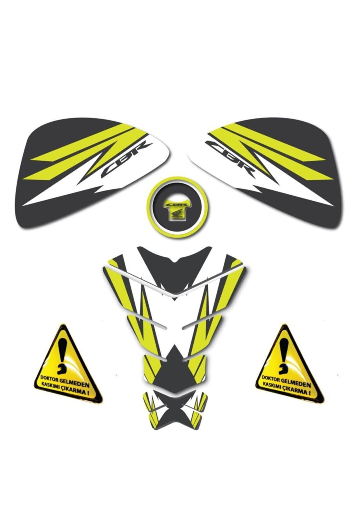 3M Honda Cbr Night Fluo Tank Pad Set Honda