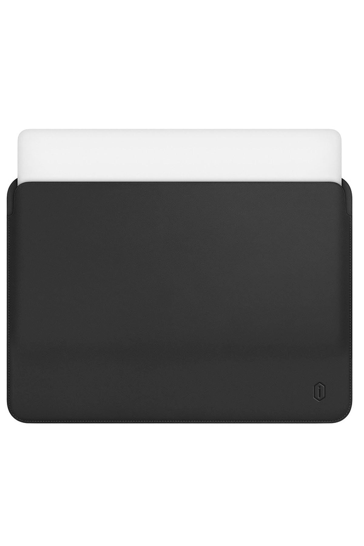 WIWU Macbook Air Pro Laptop Çantası Kadın Erkek Deri El Çantası 15inc Kese Kılıf A1707 A1990 Uyumlu 485