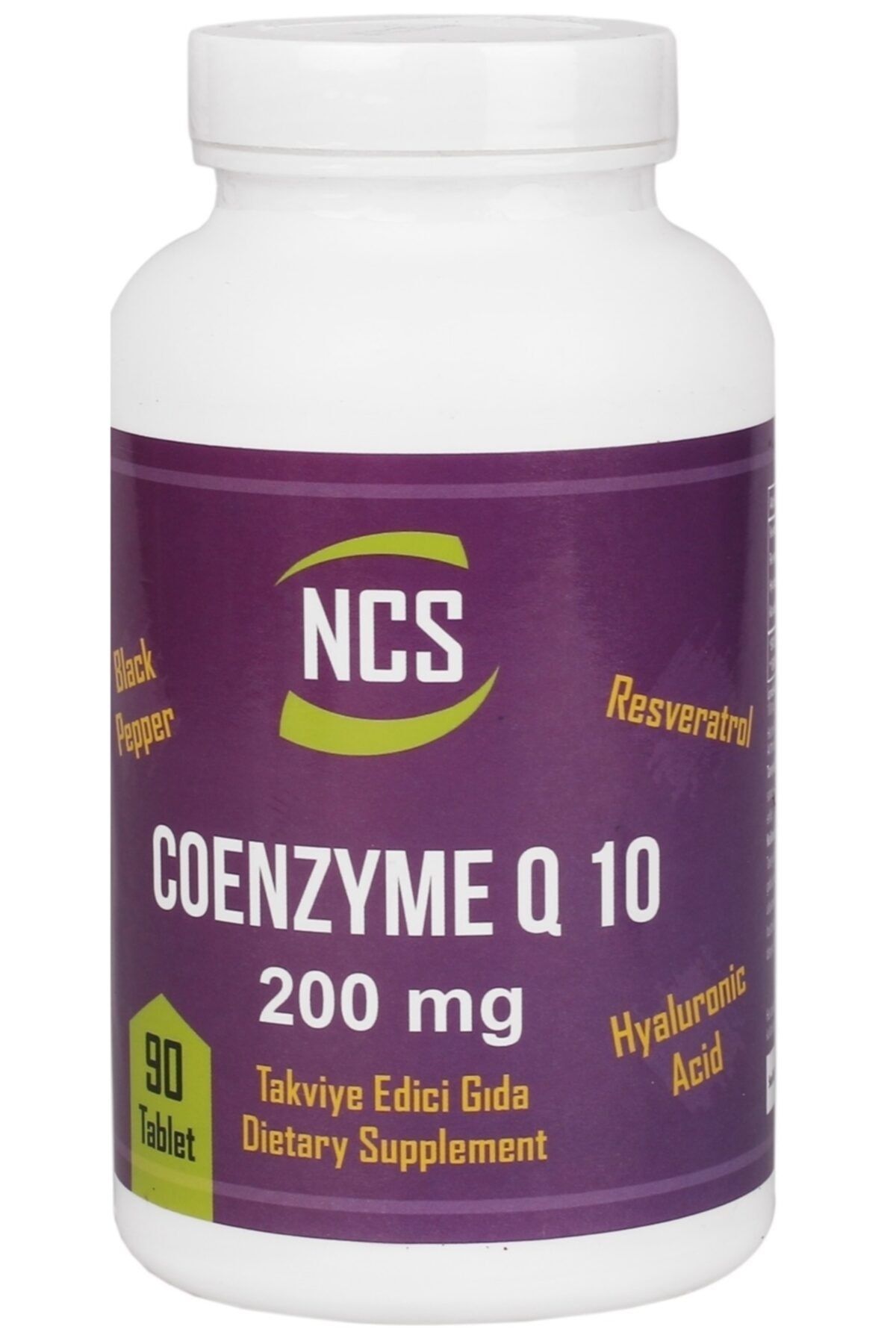 NCS Coenzyme Q-10 200 Mg Resveratrol Hyaluronic Acid Karabibe 90 Tablet