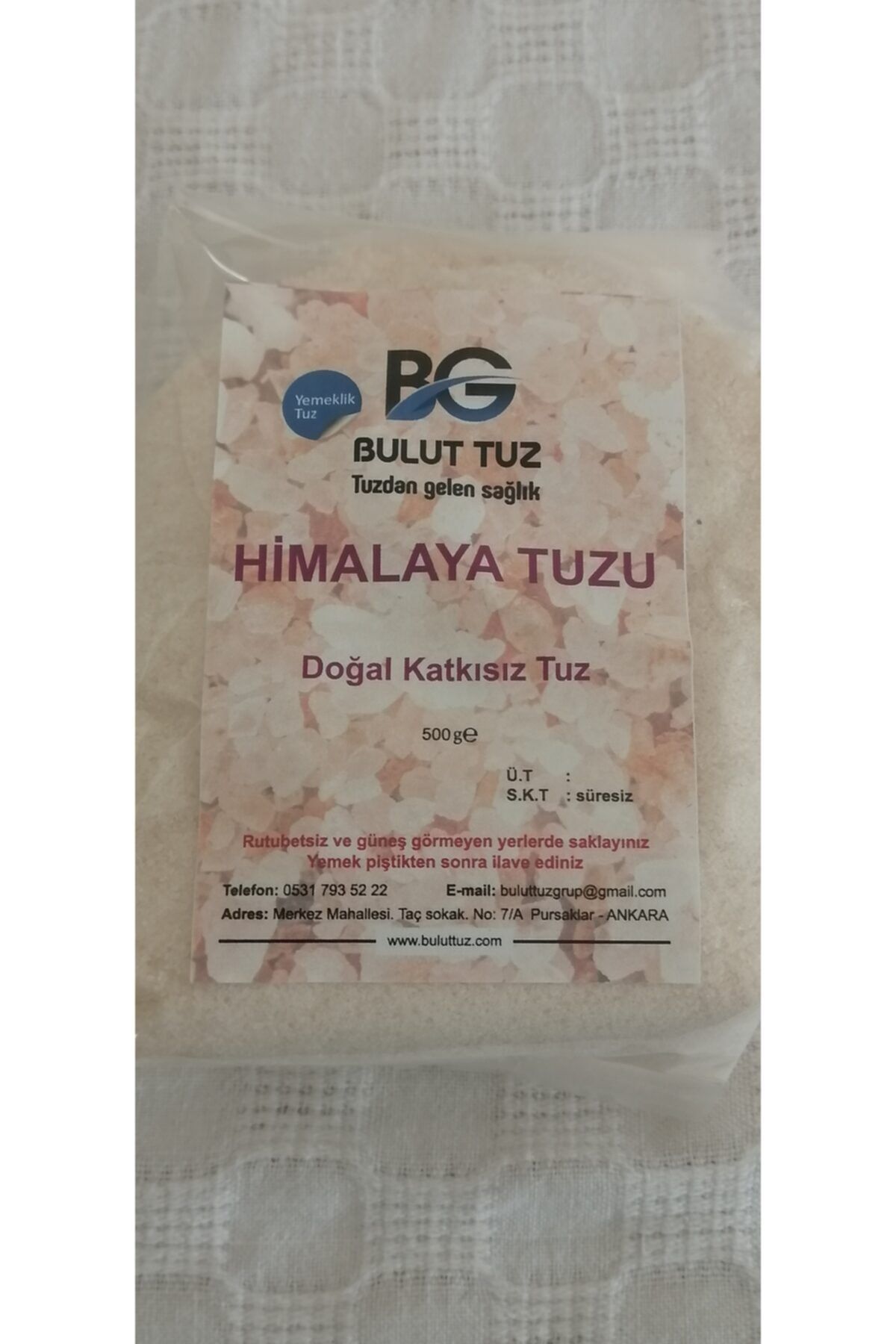 BULUT TUZ Himalaya Yemeklik Tuz