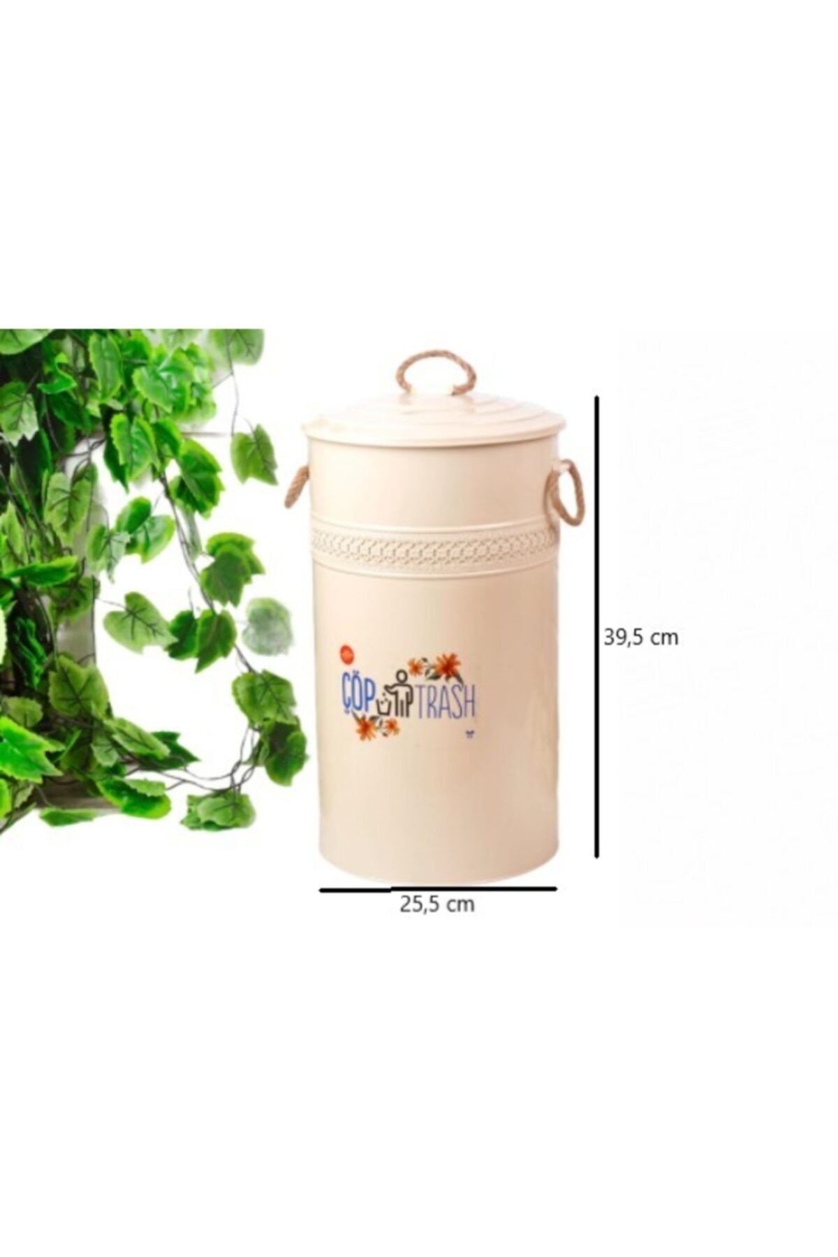 KıtayGroup Kıtaygroup Kapaklı Yanmaz 16 Litre Çöp Kovası